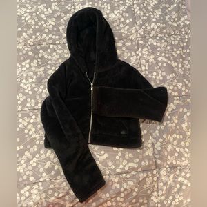 Balance athletica/vitality crop full zip Sherpa